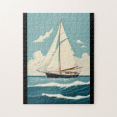 zeilboot legpuzzel (Verticaal)