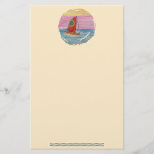zeilboot Loose Rigging Stationery Briefpapier