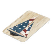 Zeilboot met Amerikaanse vlag Magneet (Linkerzijde)