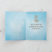 zeilboot met regenboogspinner op water kaart (Binnen)