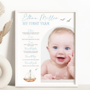 Zeilboot Milestone Fotobord Poster