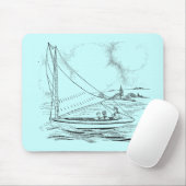 Zeilboot Muismat (Met muis)