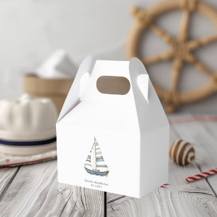 Zeilboot Nautische Verjaardag I Bedankdoosjes