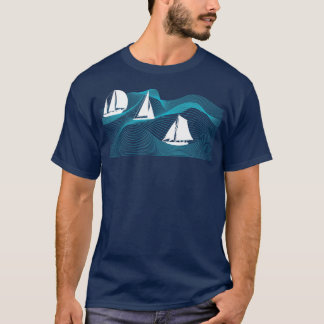 Zeilboot Ocean Hobby Sailing T-shirt