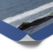 Zeilboot op afstand poster (Hoek)