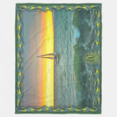 Zeilboot op Banderas Bay 0884 Fleece Deken (Voorkant)