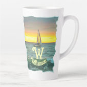 Zeilboot op Banderas Bay 0884 Latte Mok (Rechts)