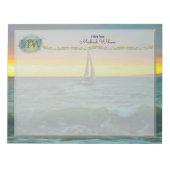 Zeilboot op Banderas Bay 0884 Notitieblok (Voorkant)