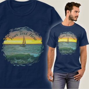Zeilboot op Banderasbaai 0884 T-shirt