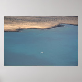 Zeilboot op blauw Zee – Landschapsfotografie Print