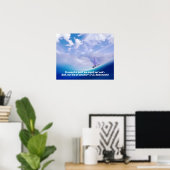 Zeilboot op een epic Wave Poster (Thuiskantoor)