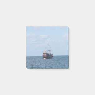 Zeilboot op zee Kust Post-it-briefjes Post-it® Notes