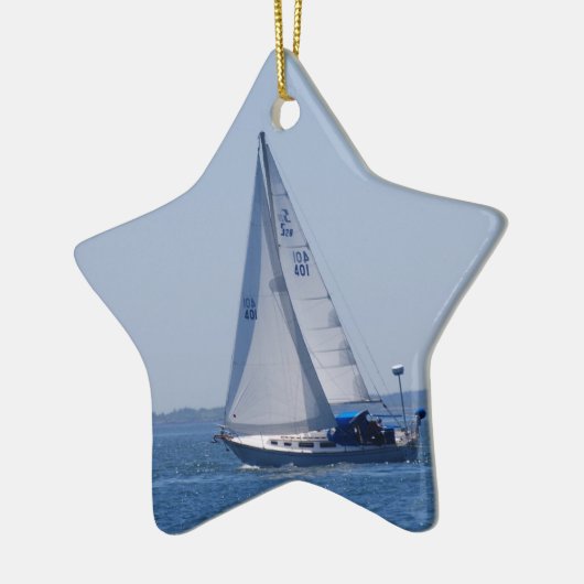Zeilboot Ornament (Links)