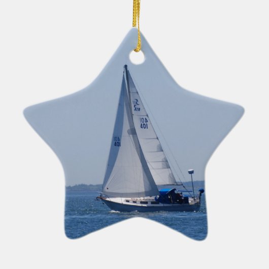 Zeilboot Ornament (Achterkant)