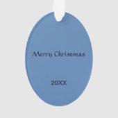 Zeilboot ovaal Acrylhoudend Ornament (achterkant)