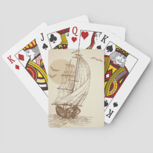 zeilboot pokerkaarten