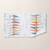 Zeilboot Reflecties Handdoek (Handdoek)