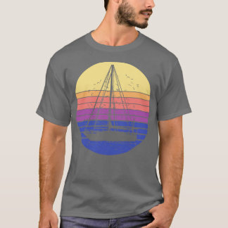 Zeilboot Retro 1 T-shirt
