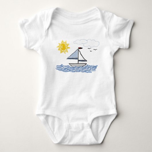 Zeilboot Romper (Voorkant)