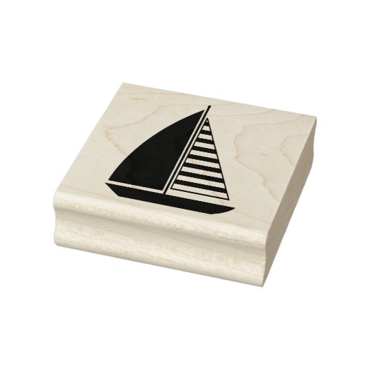 Zeilboot Rubberstempel (Stempel)