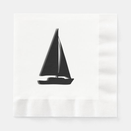 Zeilboot Servet (Voorkant)