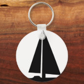 zeilboot sleutelhanger (Voorkant)