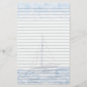 Zeilboot Stationery Briefpapier