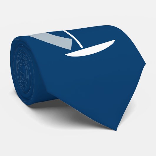 Zeilboot Stropdas (Opgerold)