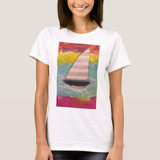 Zeilboot T-shirt (Voorkant)