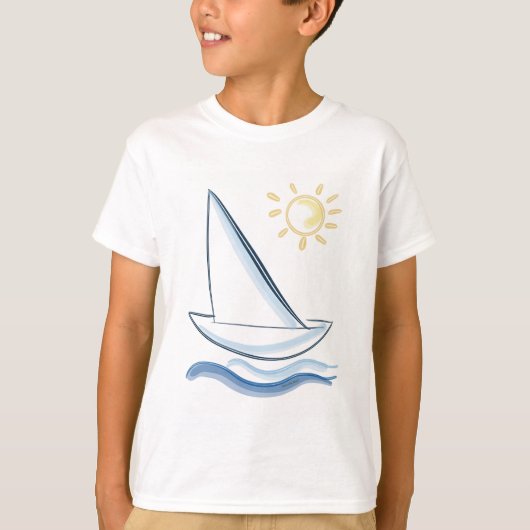 Zeilboot T-shirt (Voorkant)