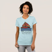 Zeilboot T-shirt (Voorkant volledig)