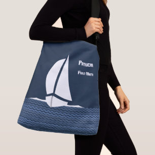 Zeilboot Tas met aanpasbare tekst
