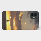 Zeilboot tegen zonsondergang Case-Mate iPhone case (Achterkant (horizontaal))