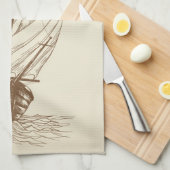  zeilboot theedoek (Quarter Fold)