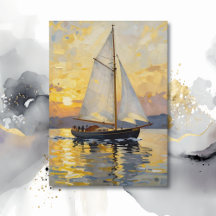 Zeilboot Thema Gelukkig Jubileum