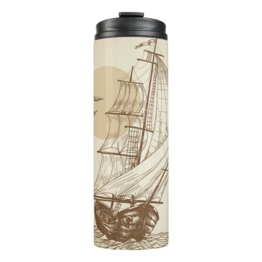  zeilboot thermosbeker (Voorkant)