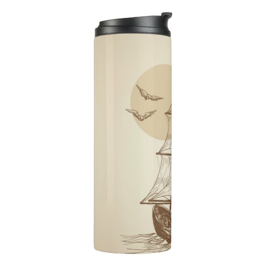  zeilboot thermosbeker (Gedraaid links)