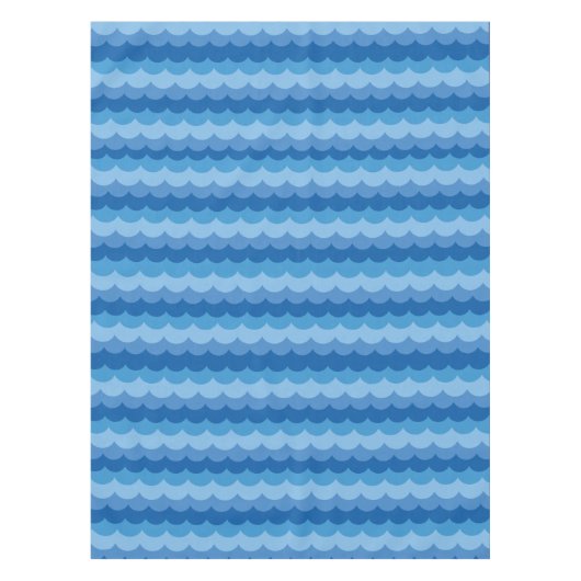 Zeilboot verjaardagsfeestje tafelkleed (Voorkant)