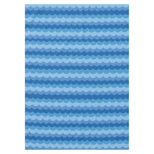 Zeilboot verjaardagsfeestje tafelkleed (Voorkant)