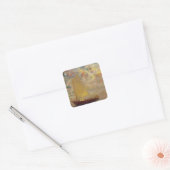 Zeilboot Vierkante Sticker (Envelop)