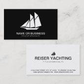zeilboot visitekaartje (Voorkant / Achterkant)