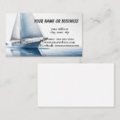 Zeilboot Visitekaartje (Voorkant / Achterkant)