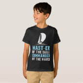 Zeilboot zeilboot Master of Sails Vader T-shirt (Voorkant volledig)