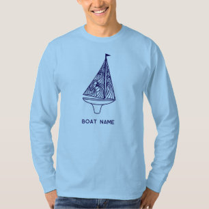 Zeilbootnaam Nautilus  T-shirt