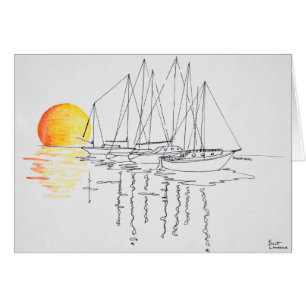 Zeilbootreflectie   Concarneau, Bretagne