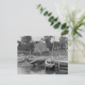 Zeilboten bij Kittery Point, 1900 Briefkaart (Staand voorkant)