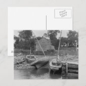 Zeilboten bij Kittery Point, 1900 Briefkaart (Voorkant / Achterkant)