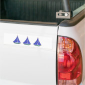 Zeilboten Bumpersticker (Op Truck)