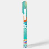 Zeilboten en Zee Creatures Abstracte Beachy Art Case-Mate iPhone Case (Achterkant / Links)