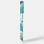 Zeilboten en Zee Creatures Abstracte Beachy Art Case-Mate iPhone Case (Achterkant / Rechts)